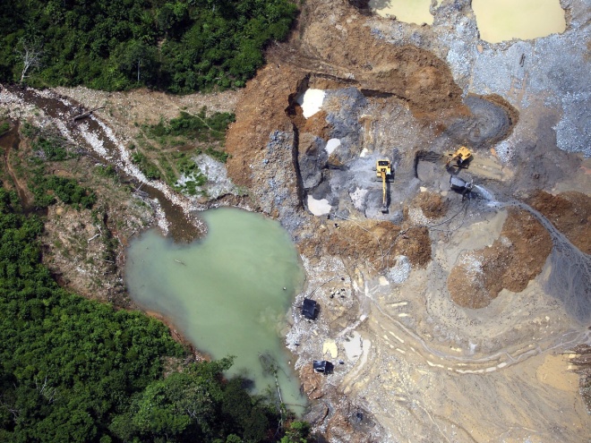 Illegal Gold Mining Napo