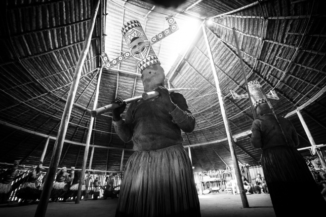 An indigenous ceremony for the spirits of wwater and the guardians of seeds. By Gaia Amazonas