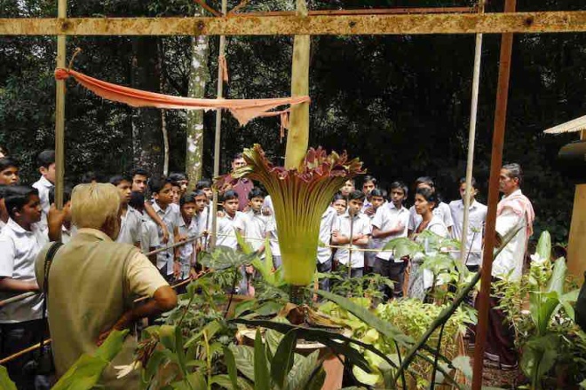 Suma and Uthaman teach local children